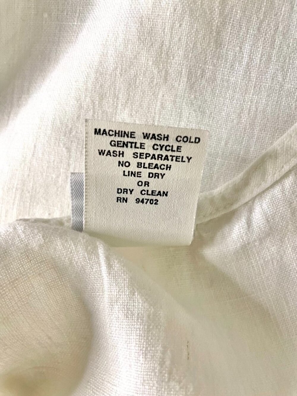 Marc + Ware Vintage Linen Blouse - Picture 4 of 4